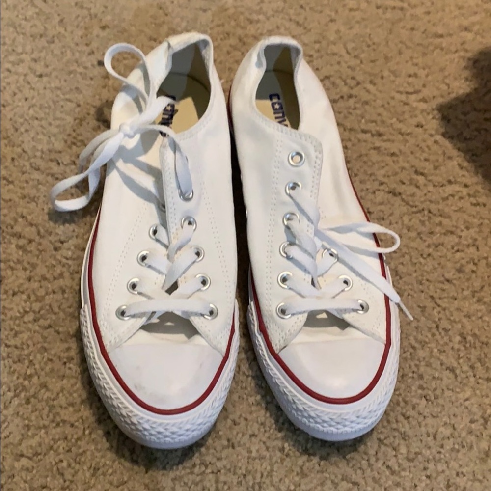 White Converse men 7